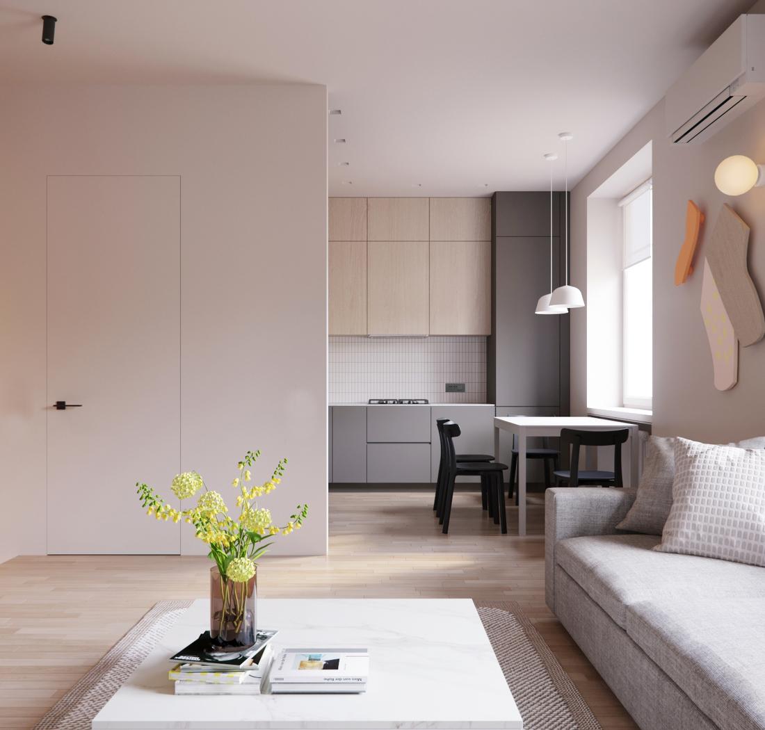 橙色温馨三口之家室内设计-8