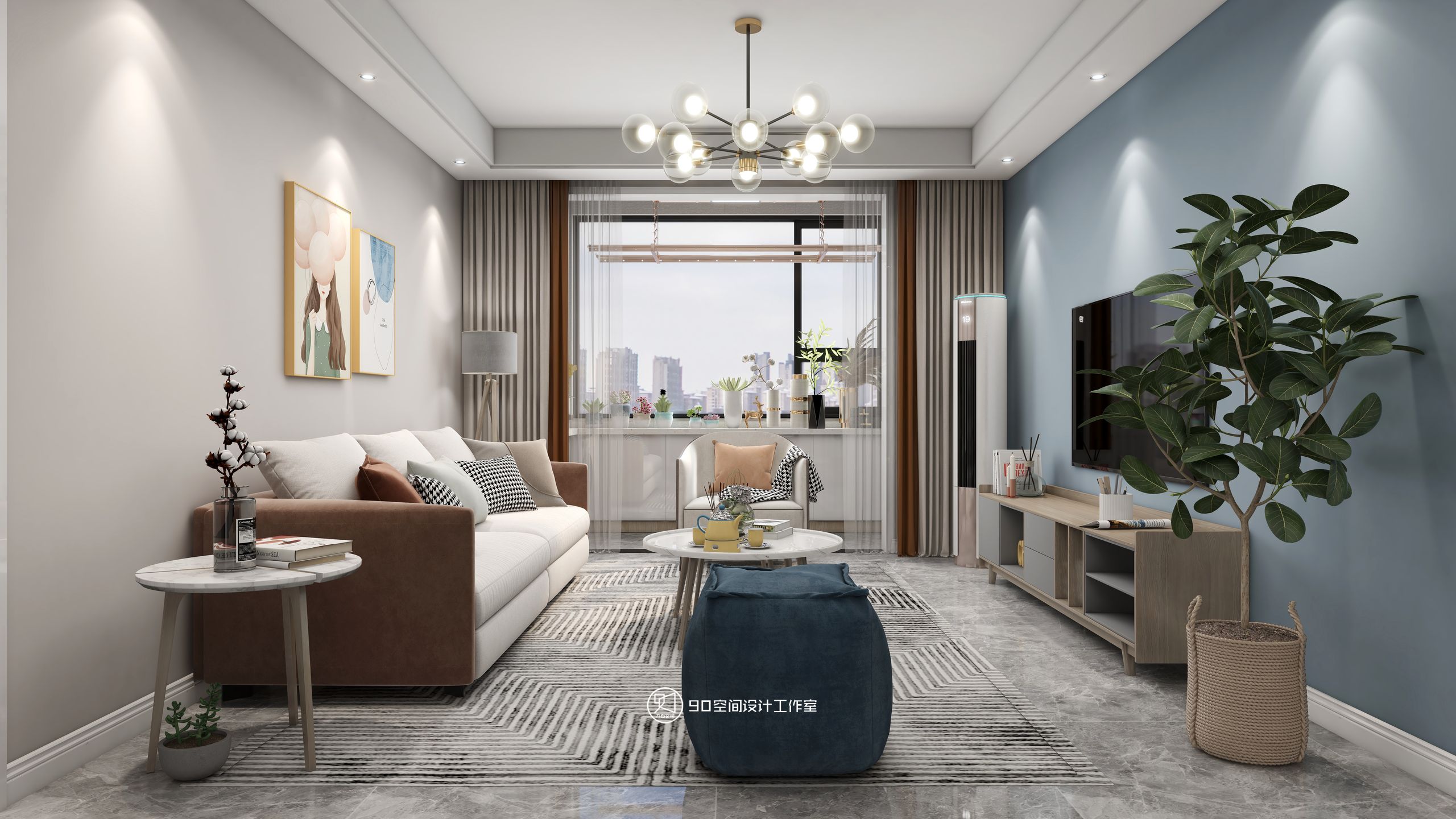 北欧风格清新家居设计-6