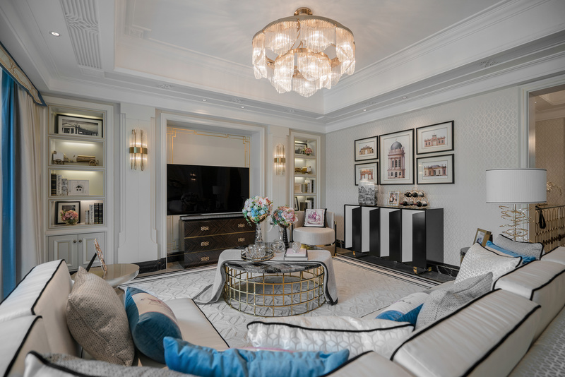 成都双流华府现代新古典样板房-15