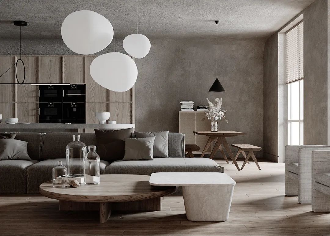 侘寂美学住宅设计，乌克兰基辅 Buddha House 打造温馨前卫空间-21