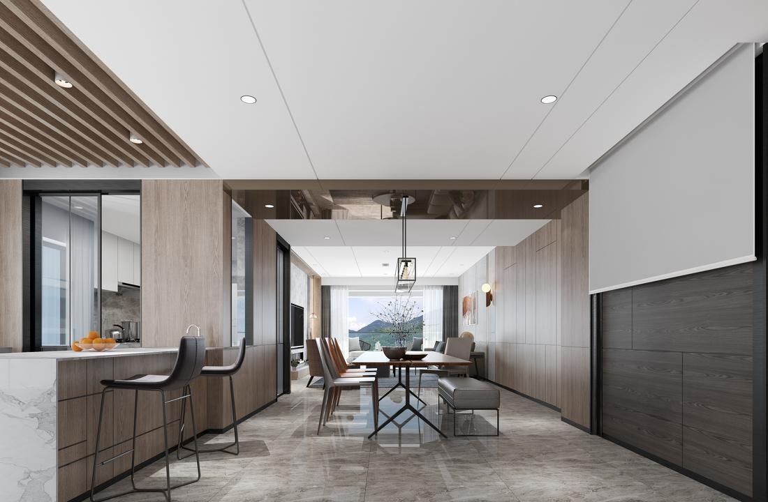 轻美式山景宅 生活与自然相融-20