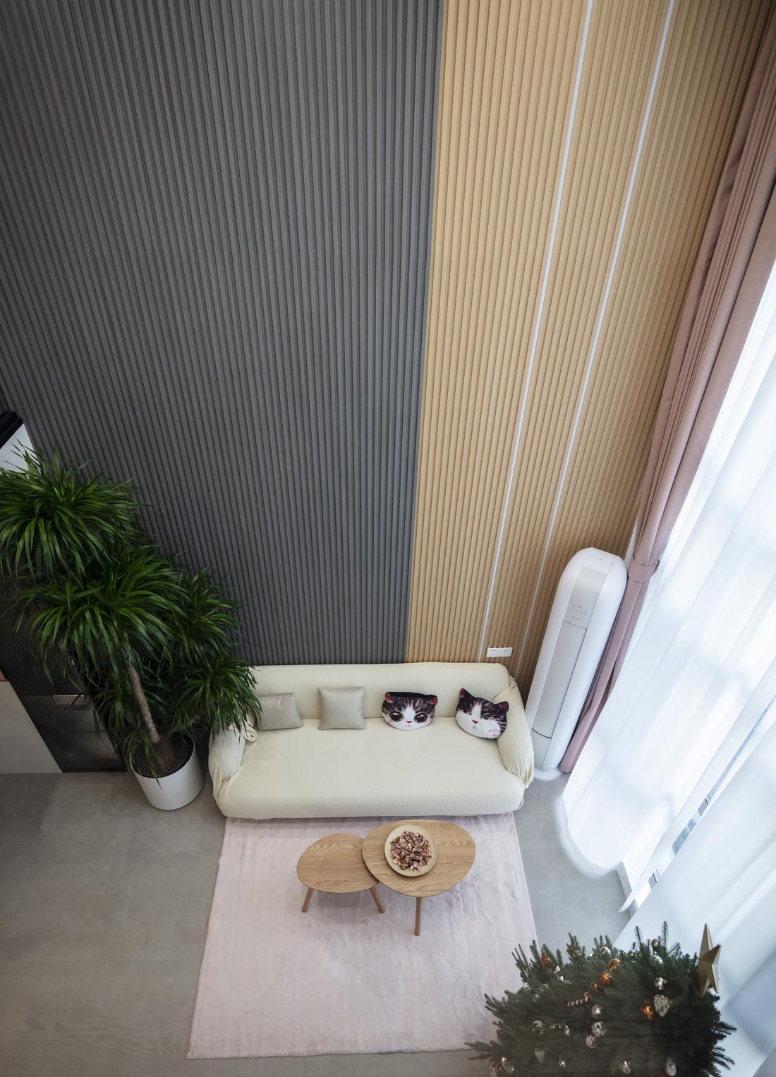 浪漫小夫妻的温馨婚房 | 简约原木与奶白系的完美融合-16