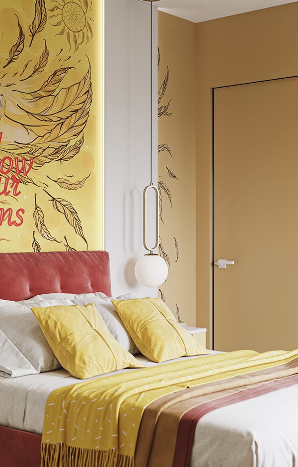 乌克兰 110㎡浅色系公寓设计-33