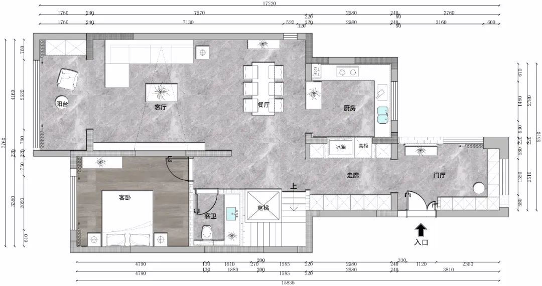 中海悦墅现代轻奢别墅设计丨中国西安丨青马别墅设计-57