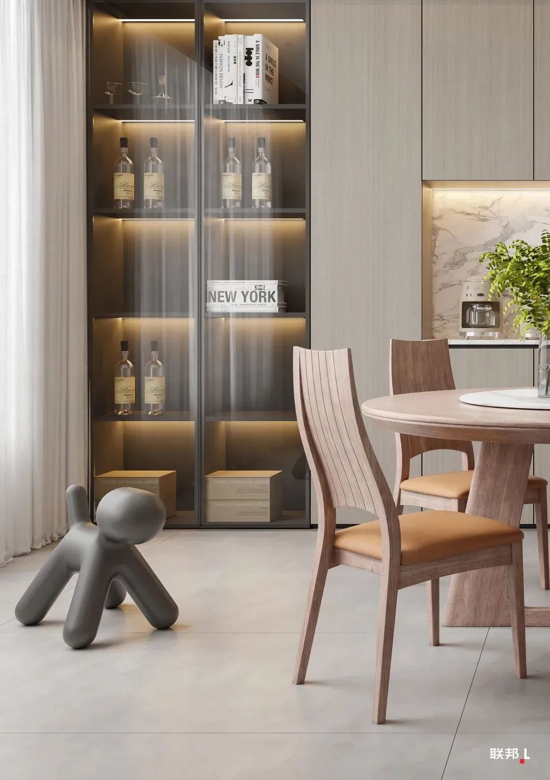 温柔奶油风家居设计-12