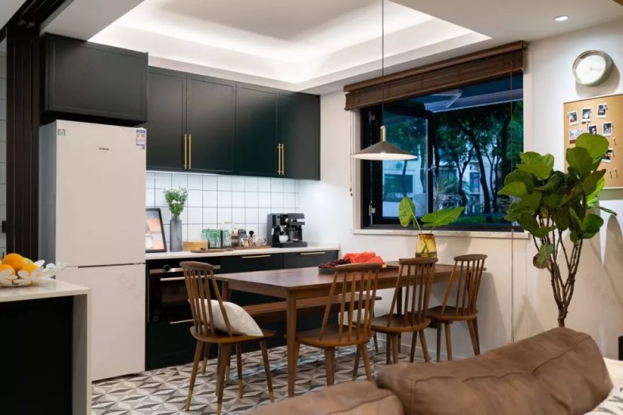 深圳福田 110 平五口之家改造 | 咖啡吧搬回家,三代同堂不拥挤-77