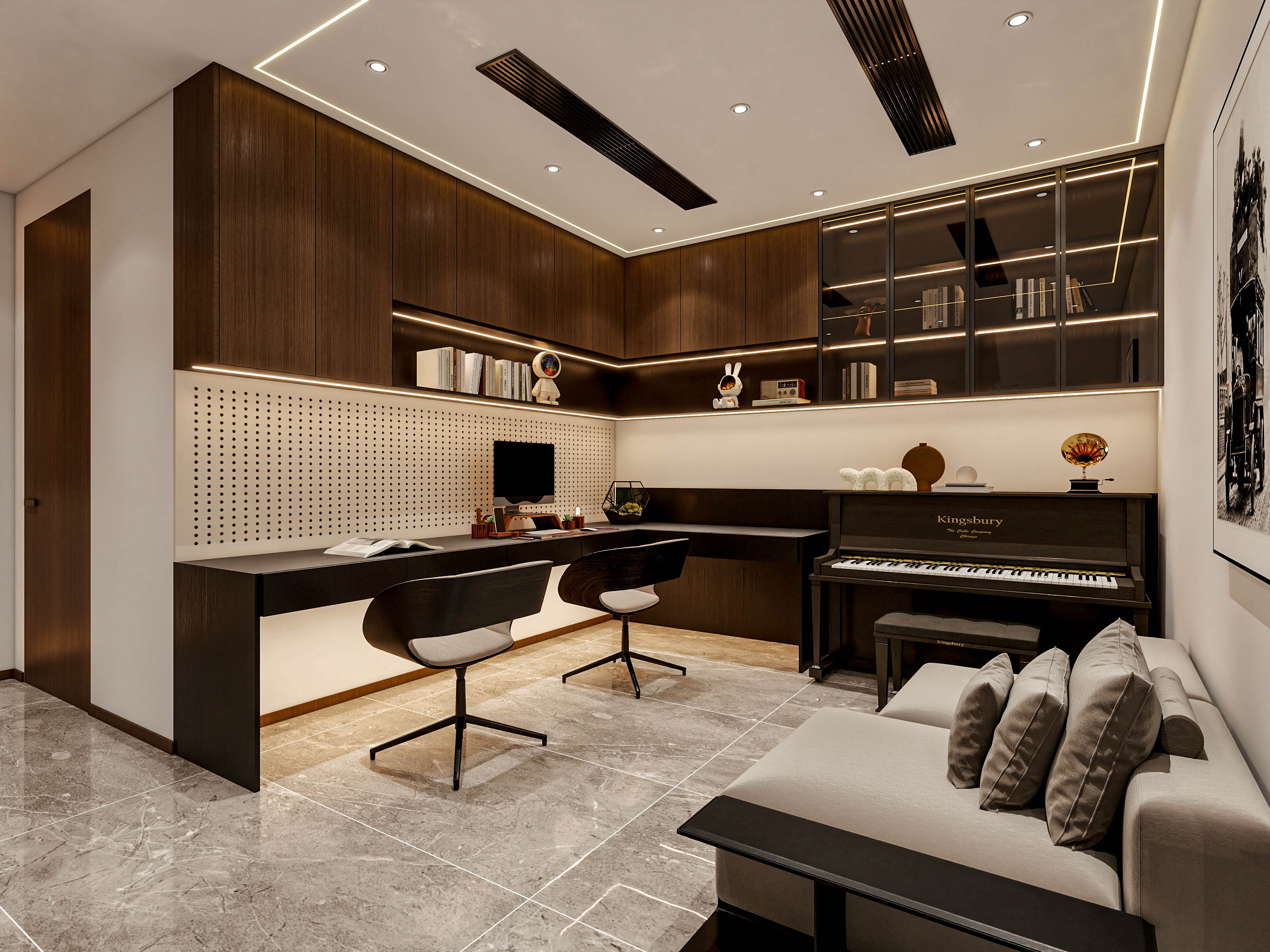 德商御府天骄西区，616平方意式极简别墅丨中国成都-24