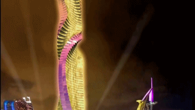 迪拜又出大招,盖了栋会跳舞的大楼-12