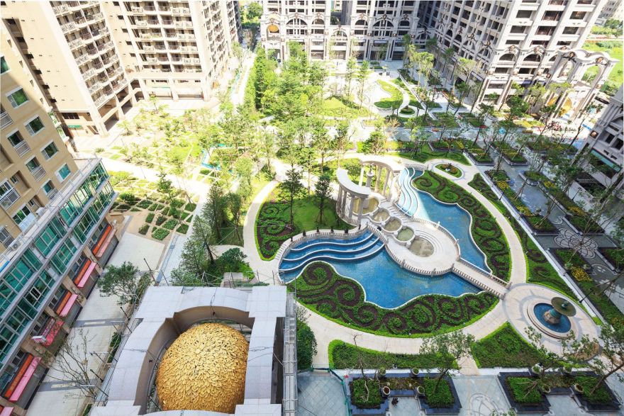 「國家首席」中庭住宅景觀設計丨中国台湾丨蕭家福建築師事務所,朱騰惠建築師事務所-3