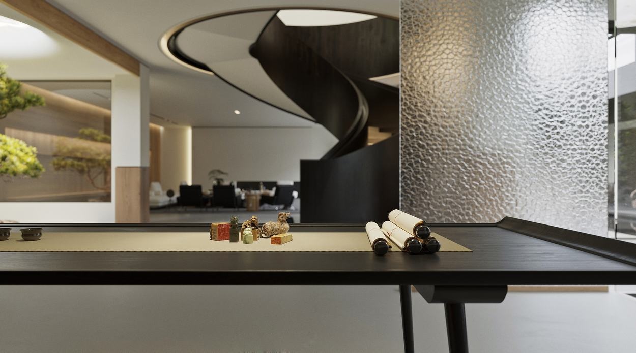 忆江南·中式别墅丨ZHBB 效果表现-31