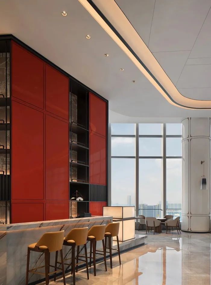 金楼玉阁 · 长沙滨江新城湖南金融中心酒店设计丨中国长沙丨万景百年-8