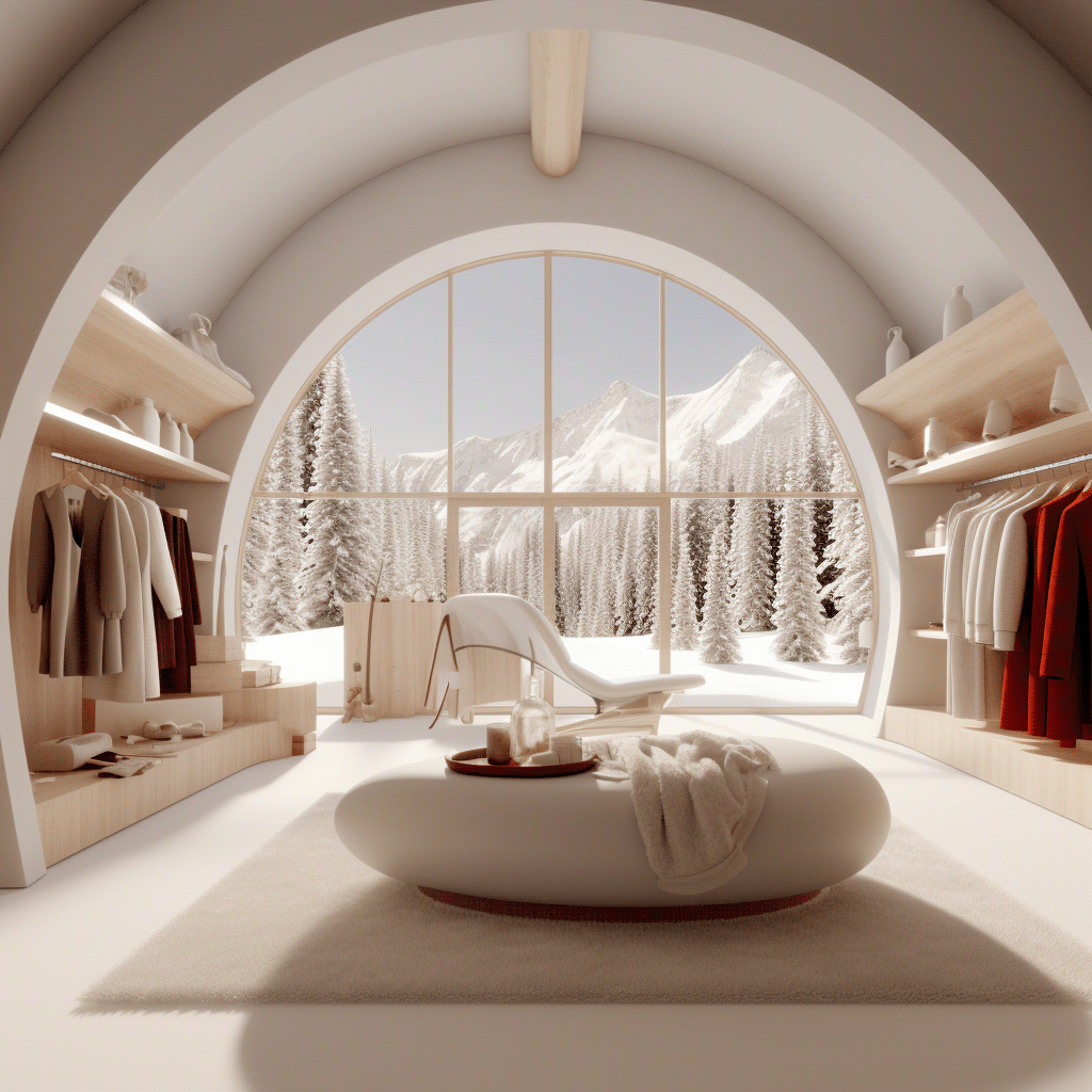 AI 设计·重塑 Jacquemus 冬季概念店丨瑞士-3