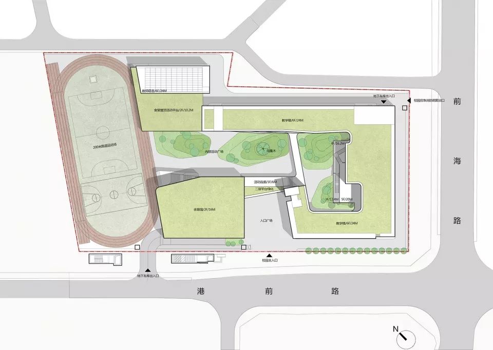 深圳前海三小(荔湾小学)- 高容高密校园的立体空间营造-10
