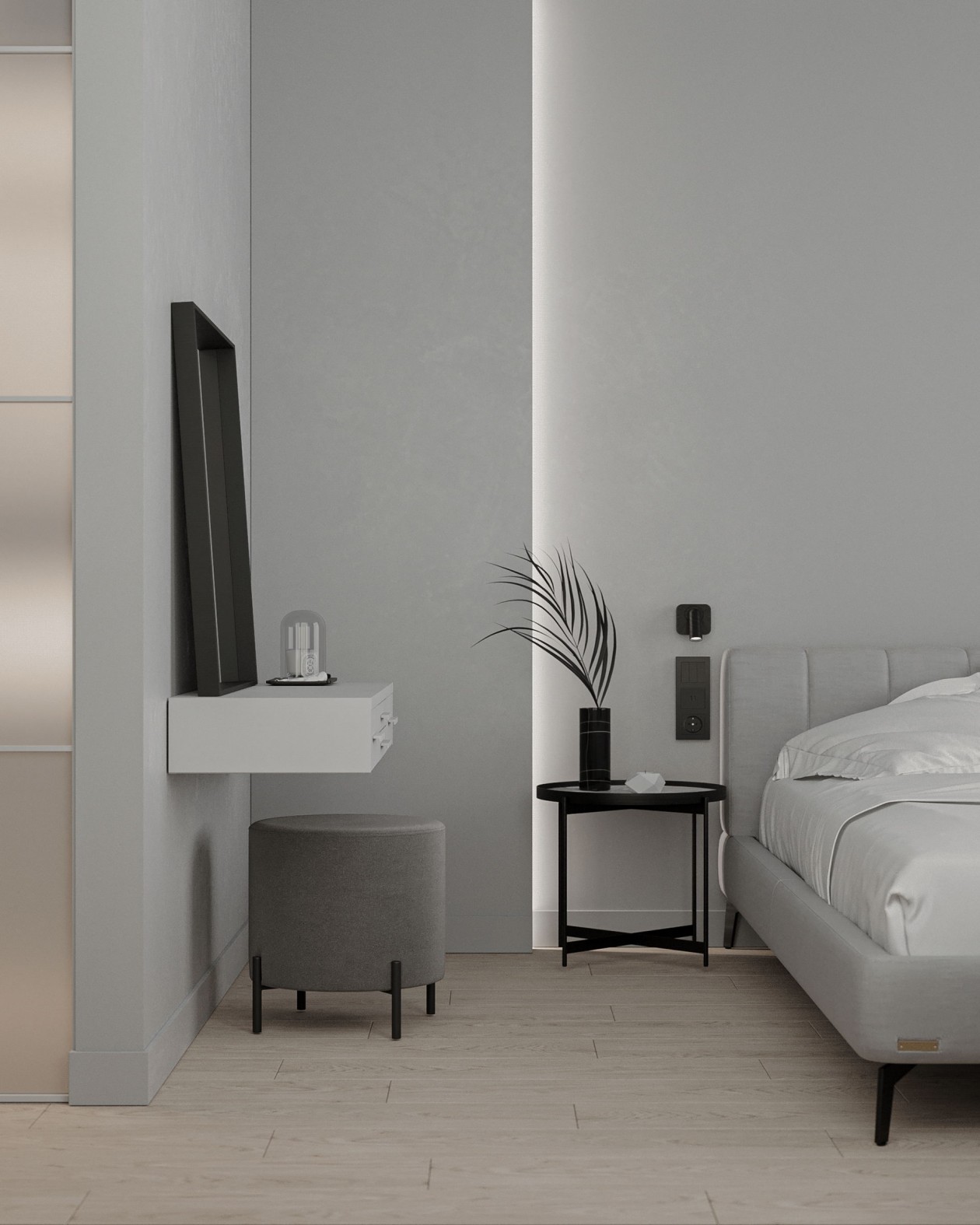 白色系极简风公寓-14