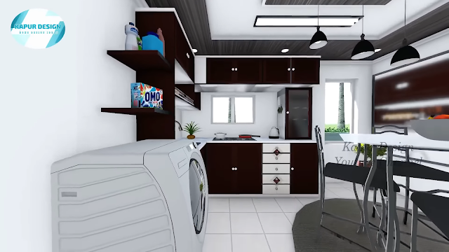 54 SQM小房子带屋顶露台3卧室设计-26