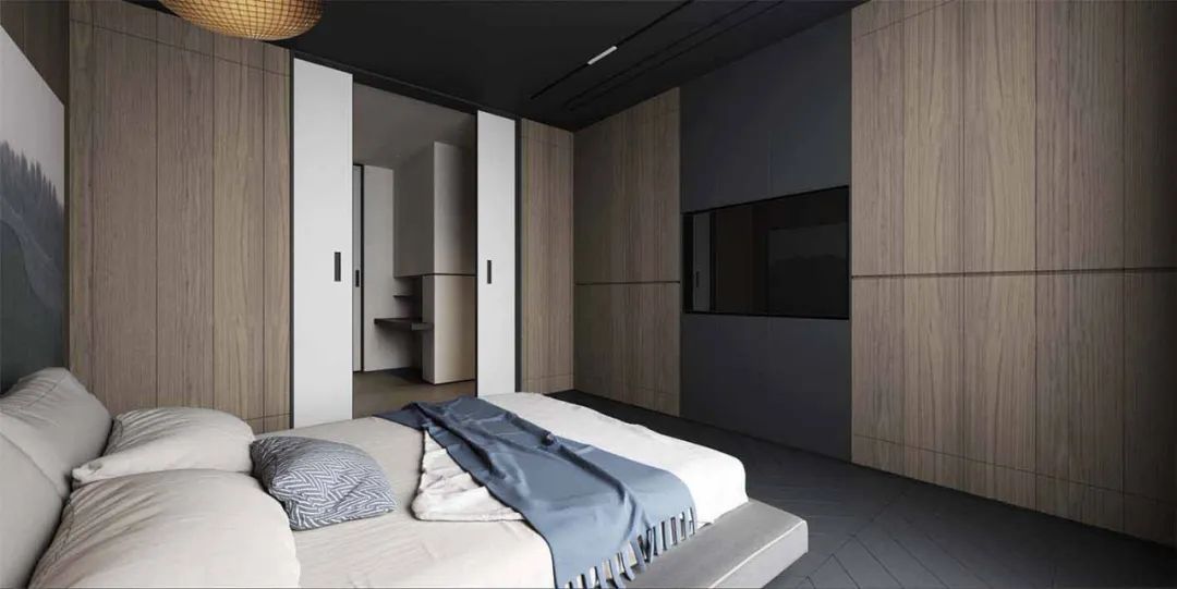 常恩设计 | 雅黑璞木极简风私宅，诠释空间高级感与时尚感-40