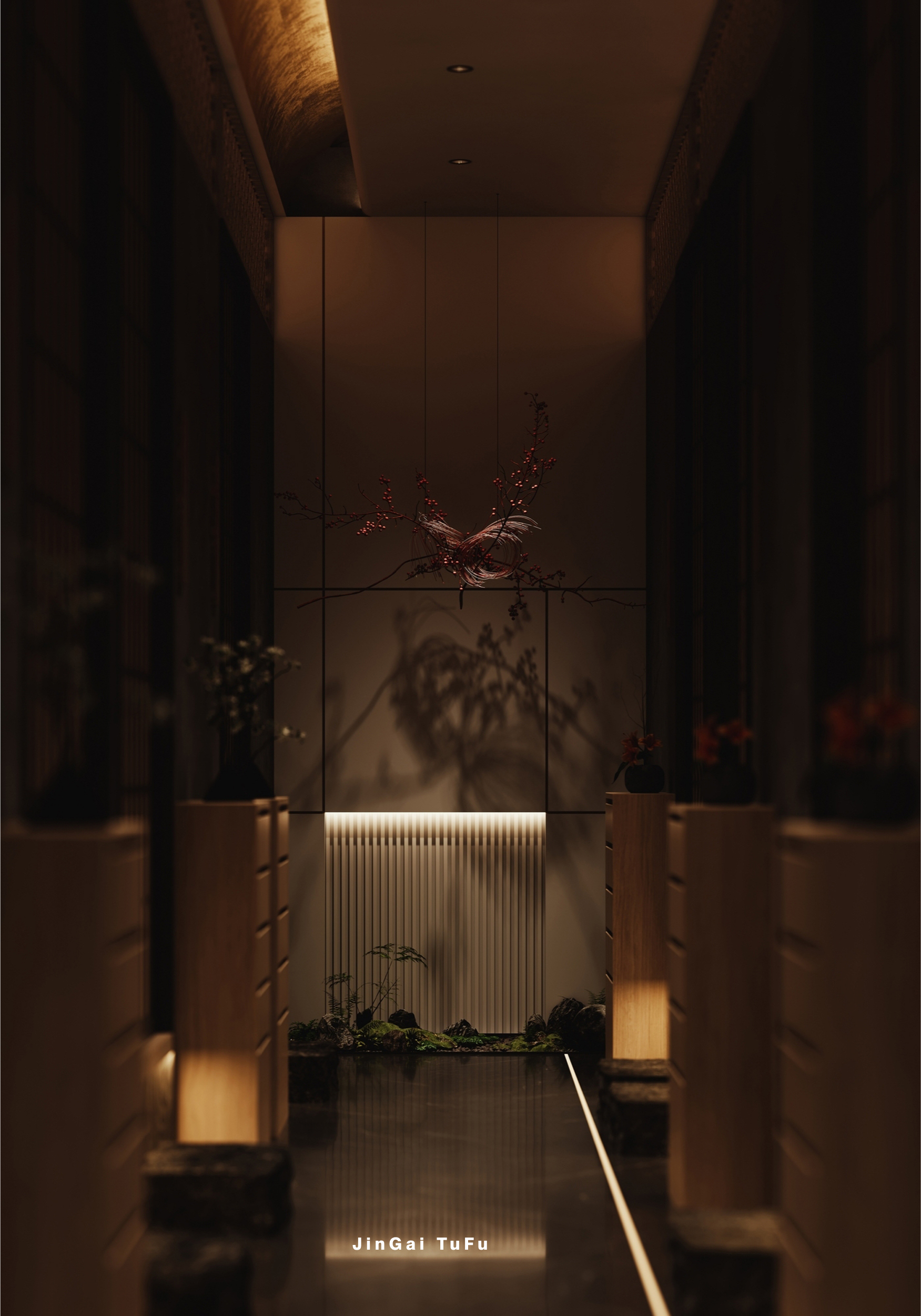 日式风情餐厅室内设计丨图夫 x 金该-12