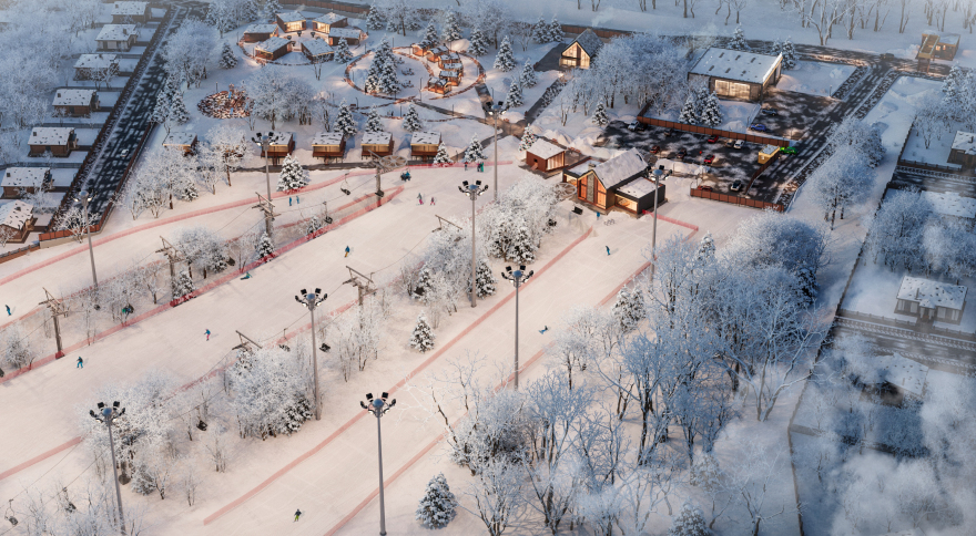 “Yagoda Malina”社区内滑雪度假村-1