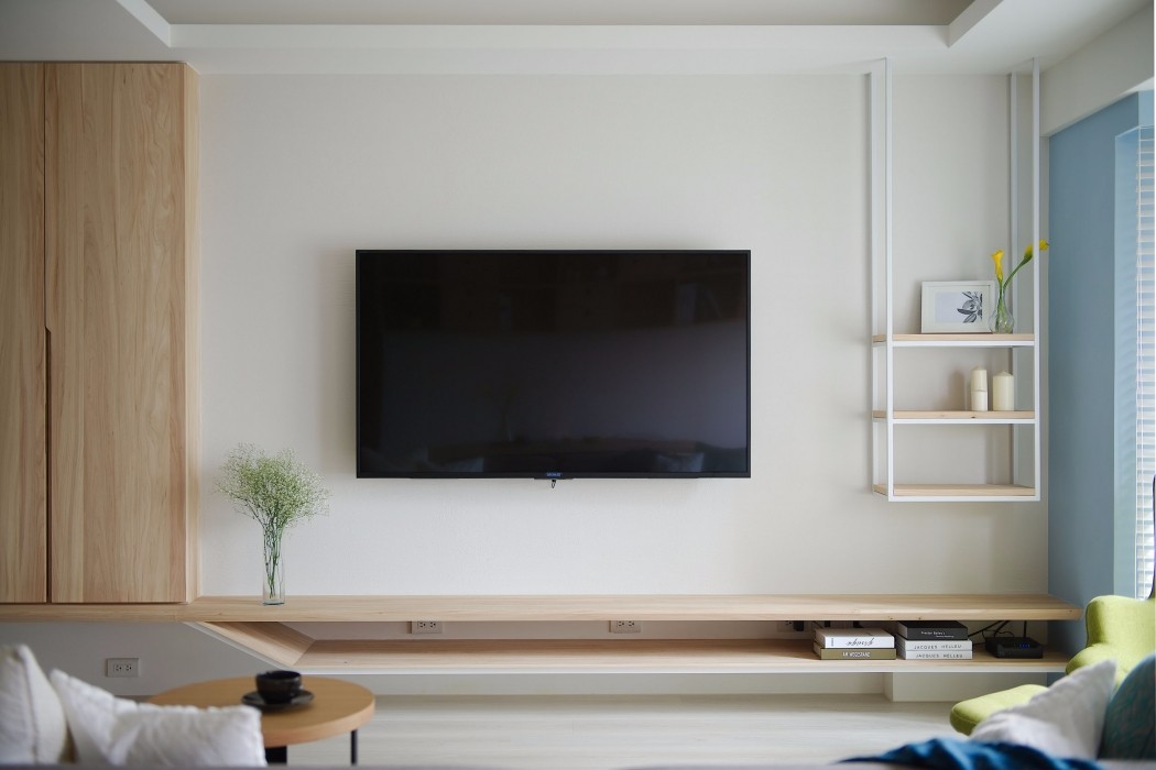 北欧风 86㎡原木简约住宅设计-2