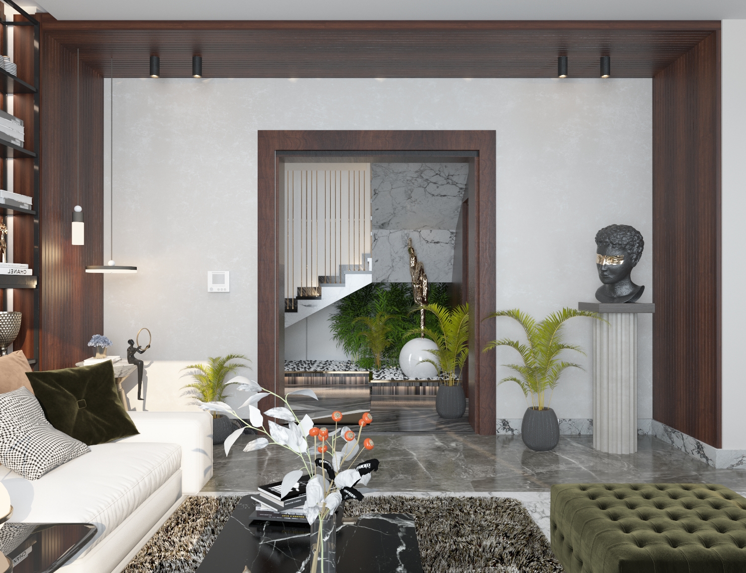 双拼别墅接待处丨埃及-9