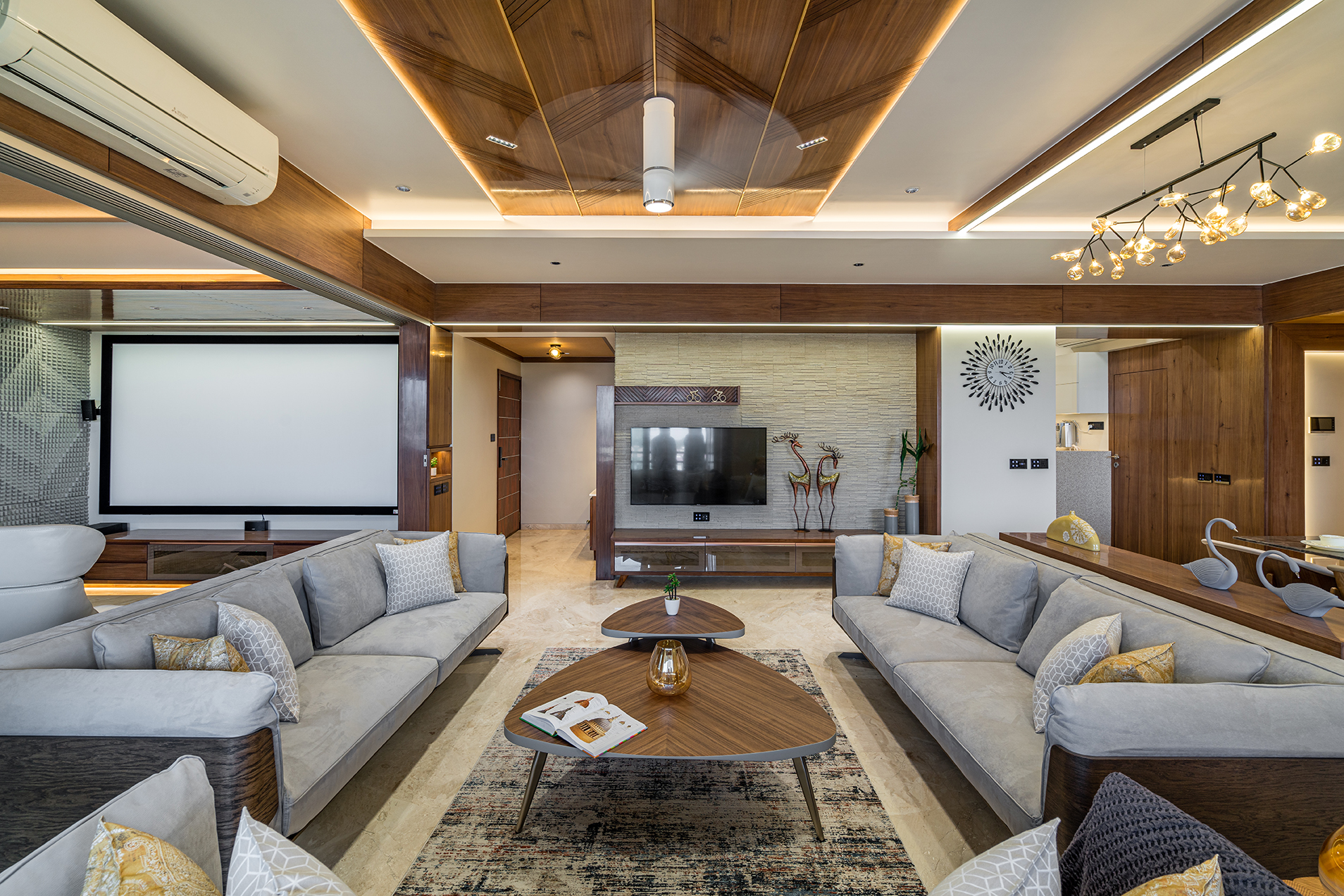 Aman 公寓室内设计丨印度丨Prashant Parmar Architect-3