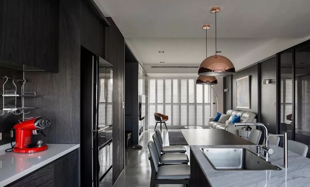 100㎡现代家居，演绎优雅冷调生活-17