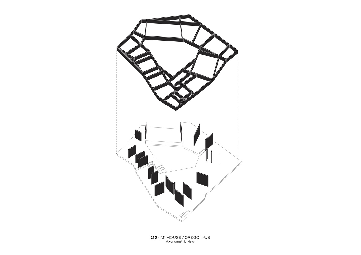 美式环保山居 · M1 House 的木质“浮动”屋顶设计丨美国本德丨FRPO Rodriguez & Oriol-12