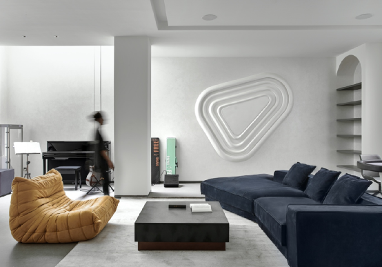 500㎡极简大宅丨中国北京丨璞石建筑空间-5