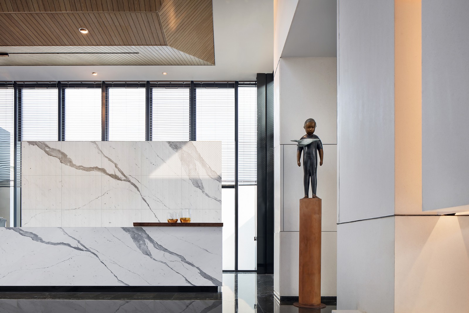 原木 大理石，简约美学馆  深圳31设计-20