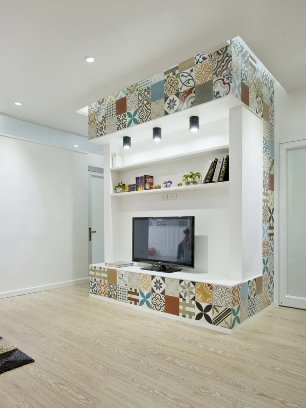 Ceramic Tiles Used for Artistic Interior Space – HT Apartment in Vietnam-7