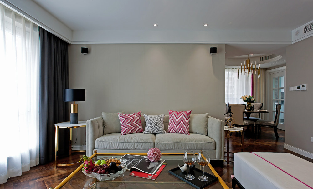 紫金府低奢现代之家装实景摄影-13