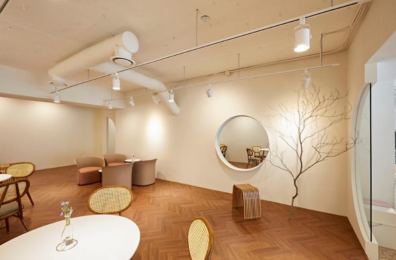 50 平温馨烘焙咖啡馆，韩式简约风格室内设计-8