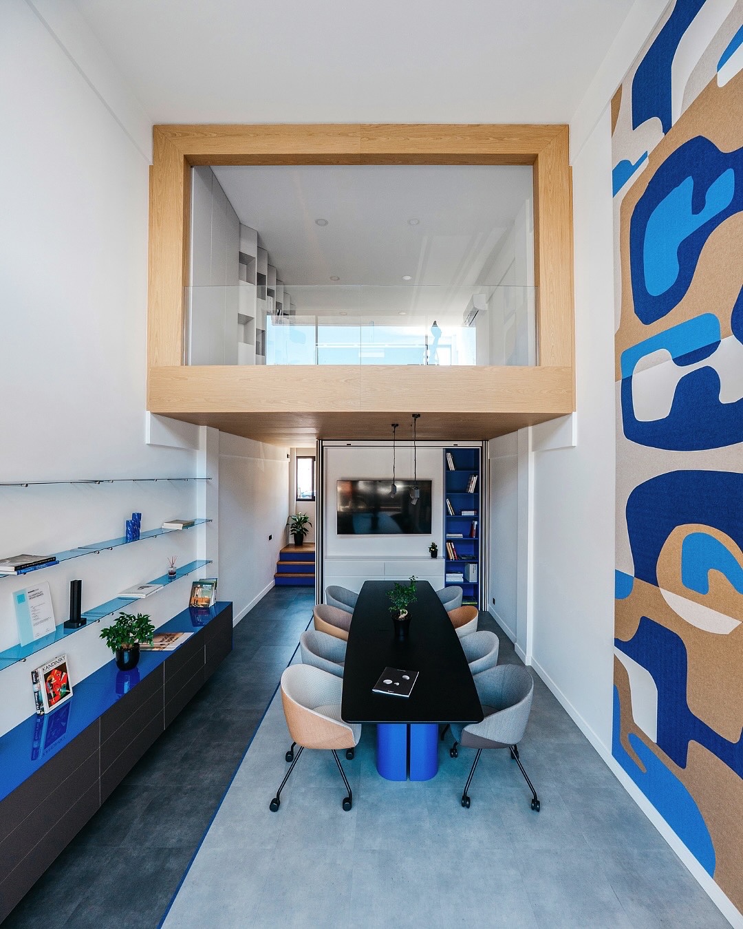 办公钴蓝色空间丨塞浦路斯-4