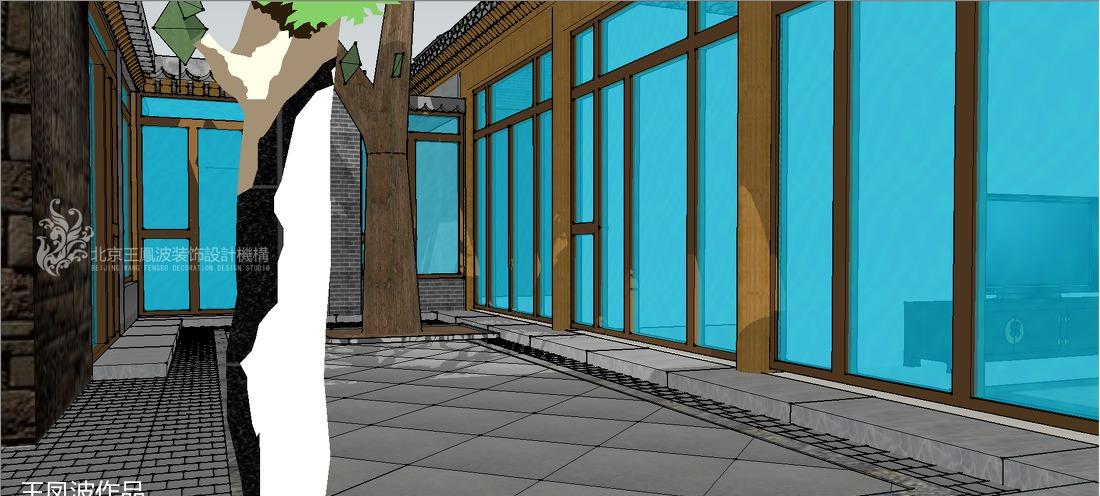 四合院民宿酒店设计及施工-12