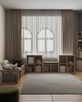 kids bedroom interior design/MontessoriDesign