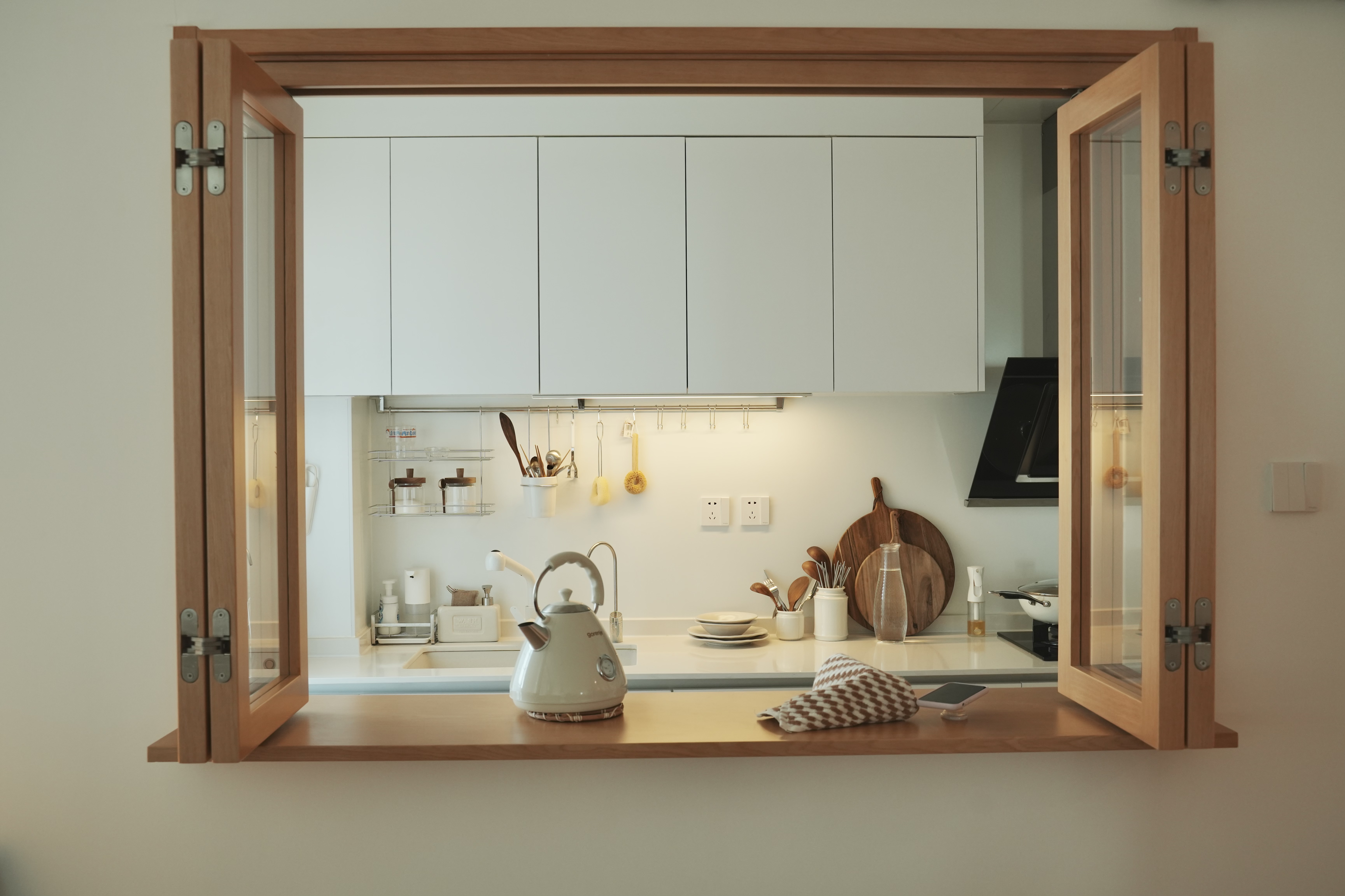 客厅与厨房开窗设计丨中国北京-11