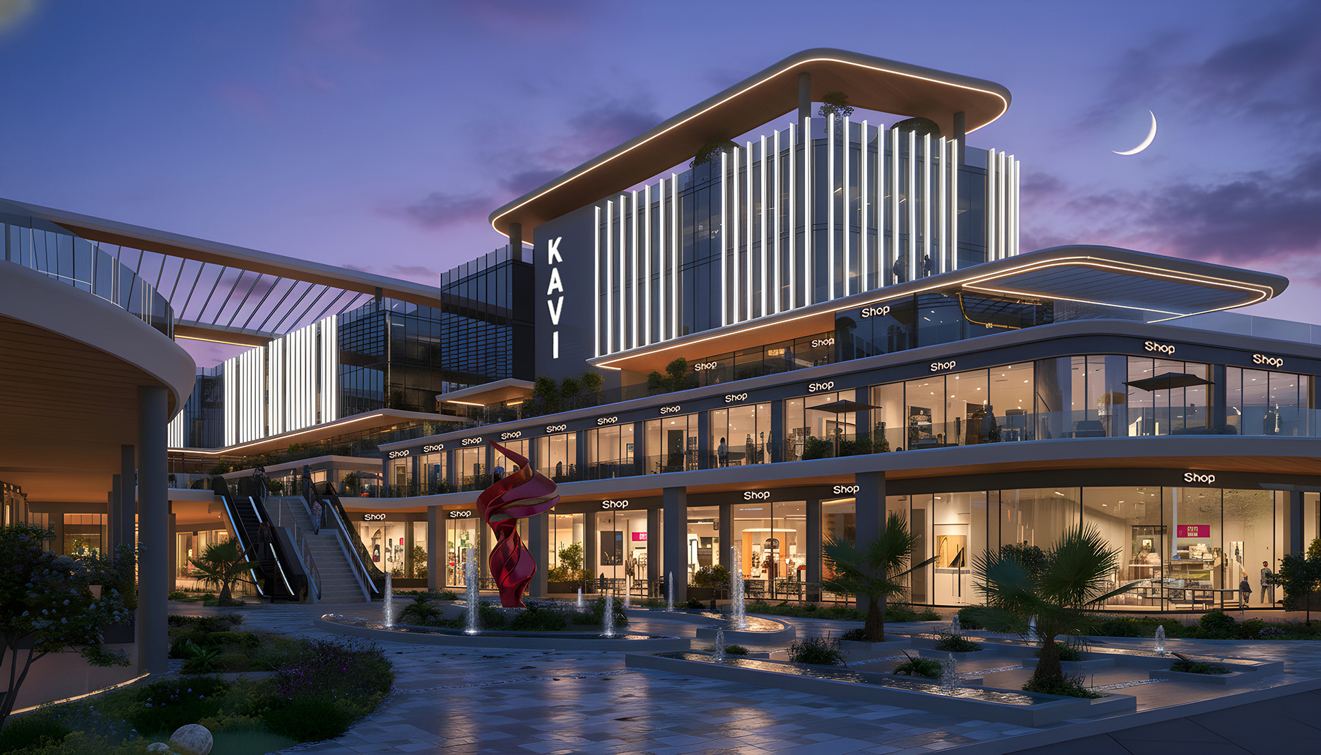 新开罗卡维购物中心丨EgyptCairo丨karma urban development-20