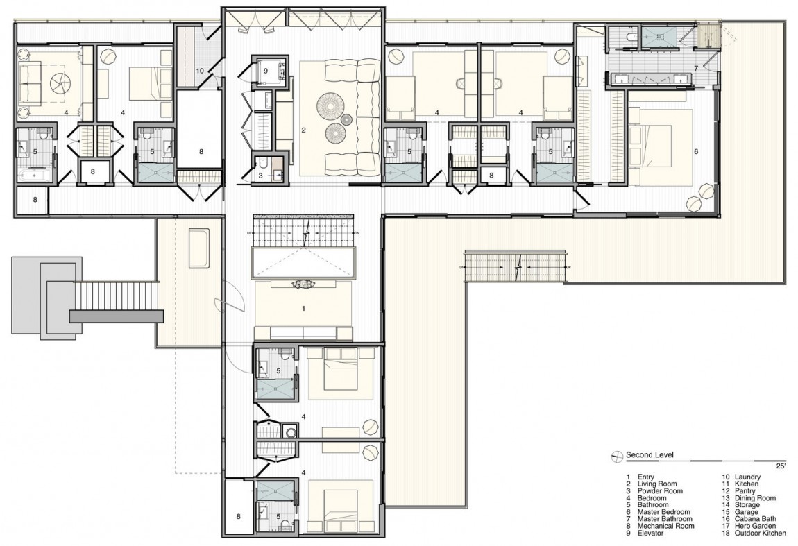 海边独栋别墅丨Stelle Lomont Rouhani Architects-33