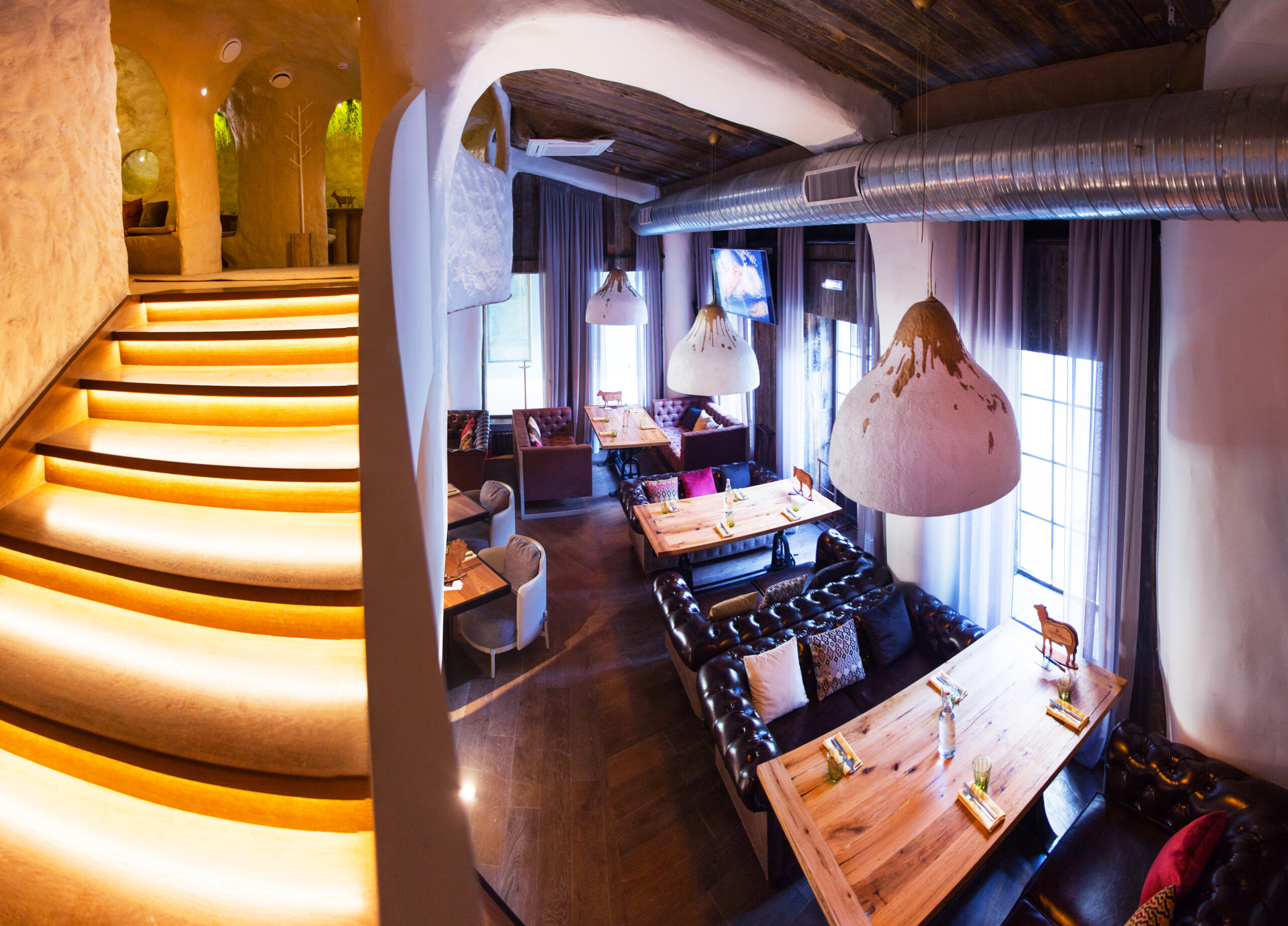 Дизайн ресторана Коптильня（烤肉店餐厅设计）丨бюро ARXY（ARXY工作室）-16