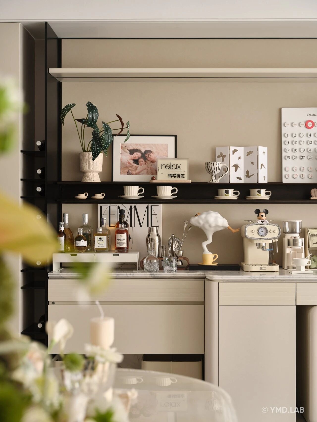 上海120m²奶油风亲子宅,凝固的温柔丨中国上海丨岳蒙设计-10