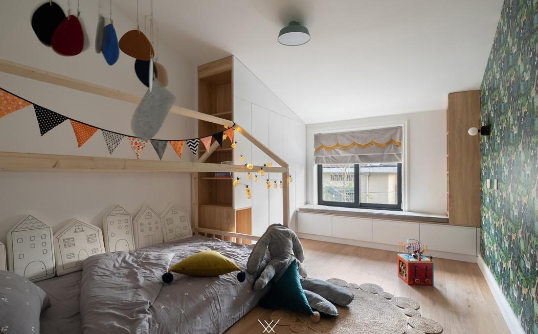 湖南老房翻新 | 色彩斑斓的亲子空间-44