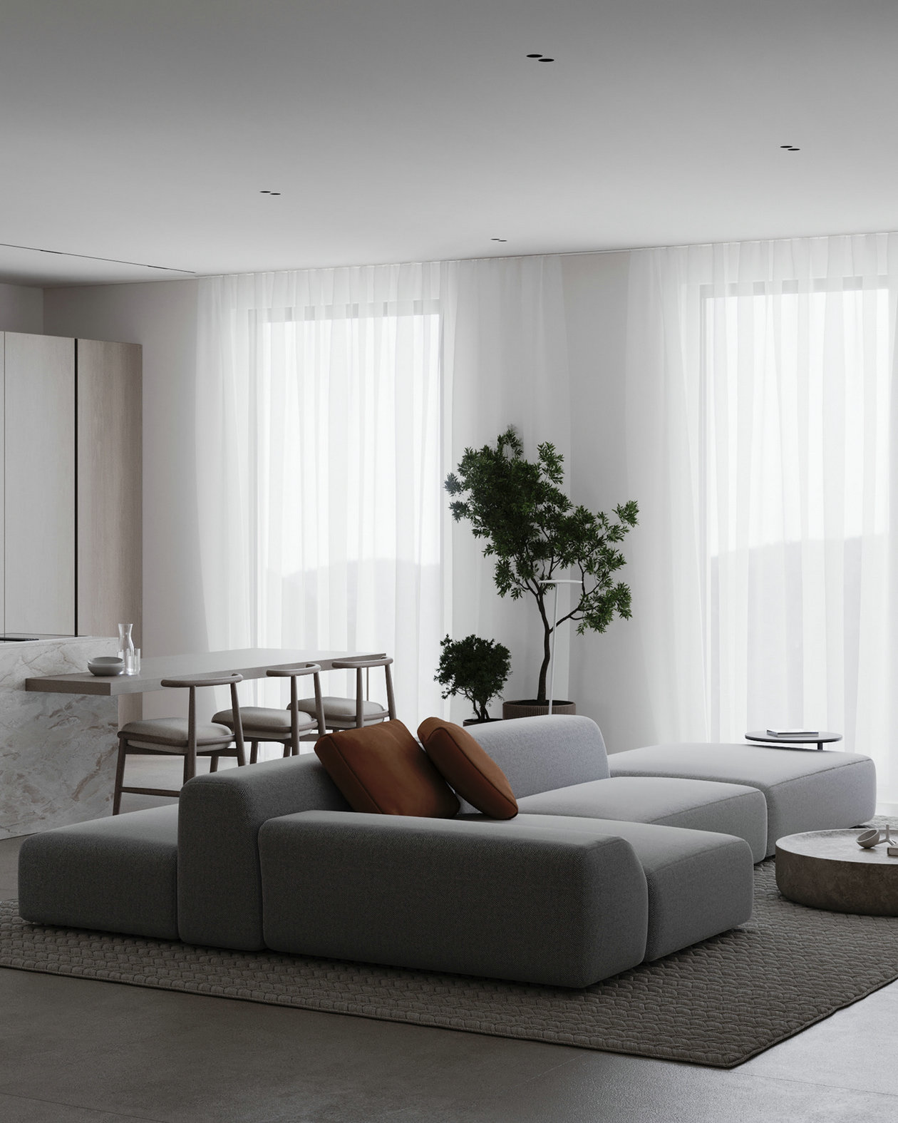 高级灰色系住宅设计-2