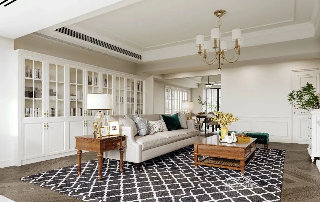 《繁花》引领南洋复古风,打造静谧雅致家居丨业之峰精英设计团队-48