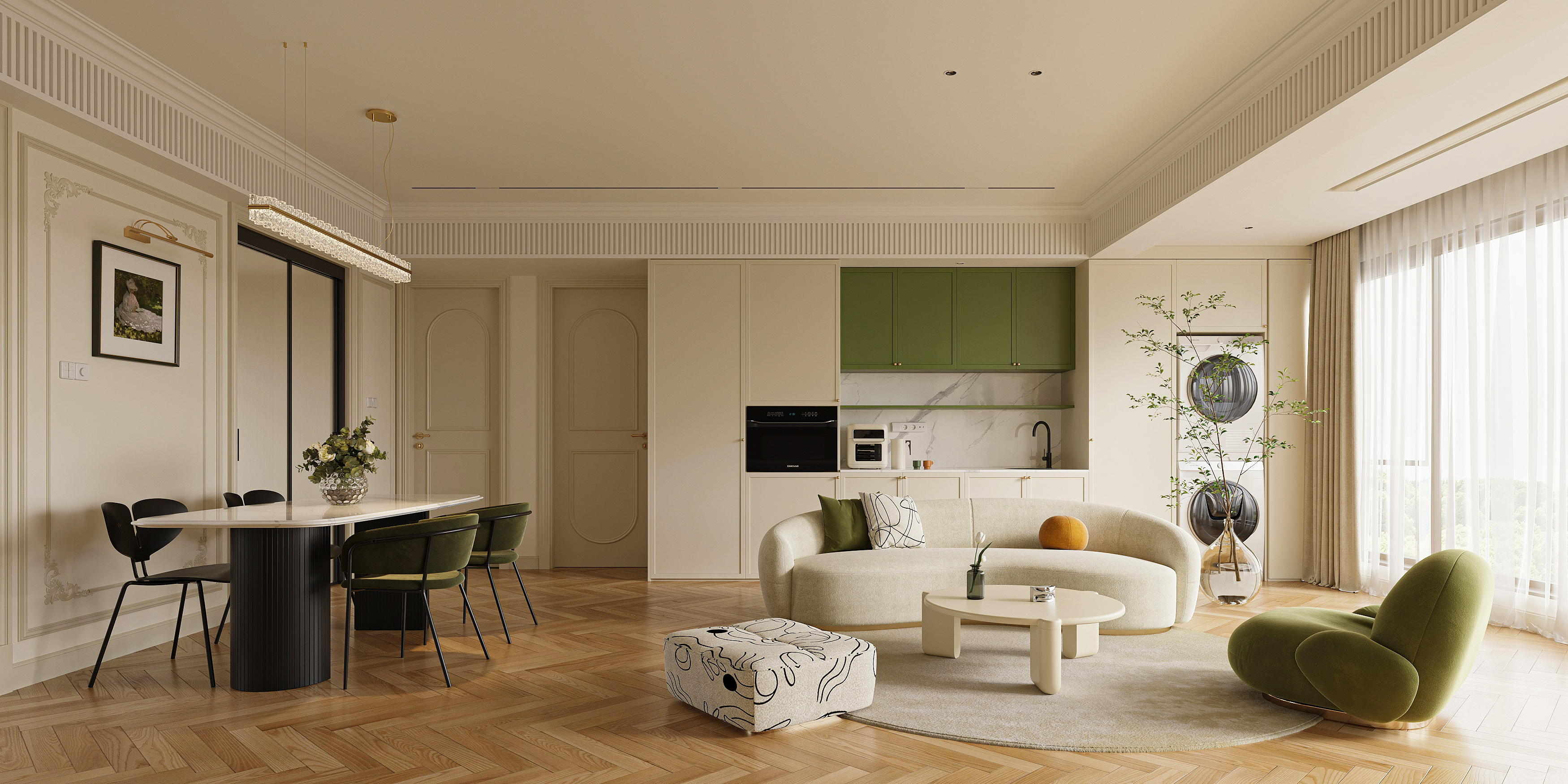 界末空间设计   法式轻奢的浪漫   -1