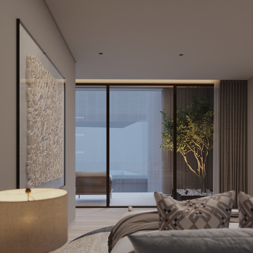 Master Bedroom with Office-10