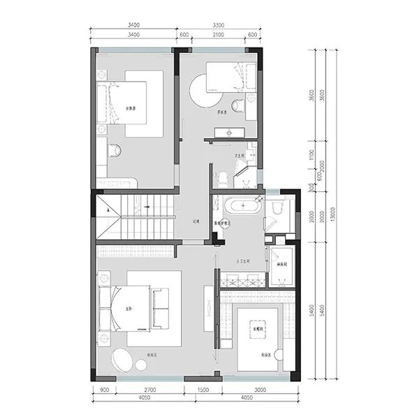 铜川绿地不夜城叠墅样板间丨中国铜川丨上海栖丞室内设计工程有限公司-60