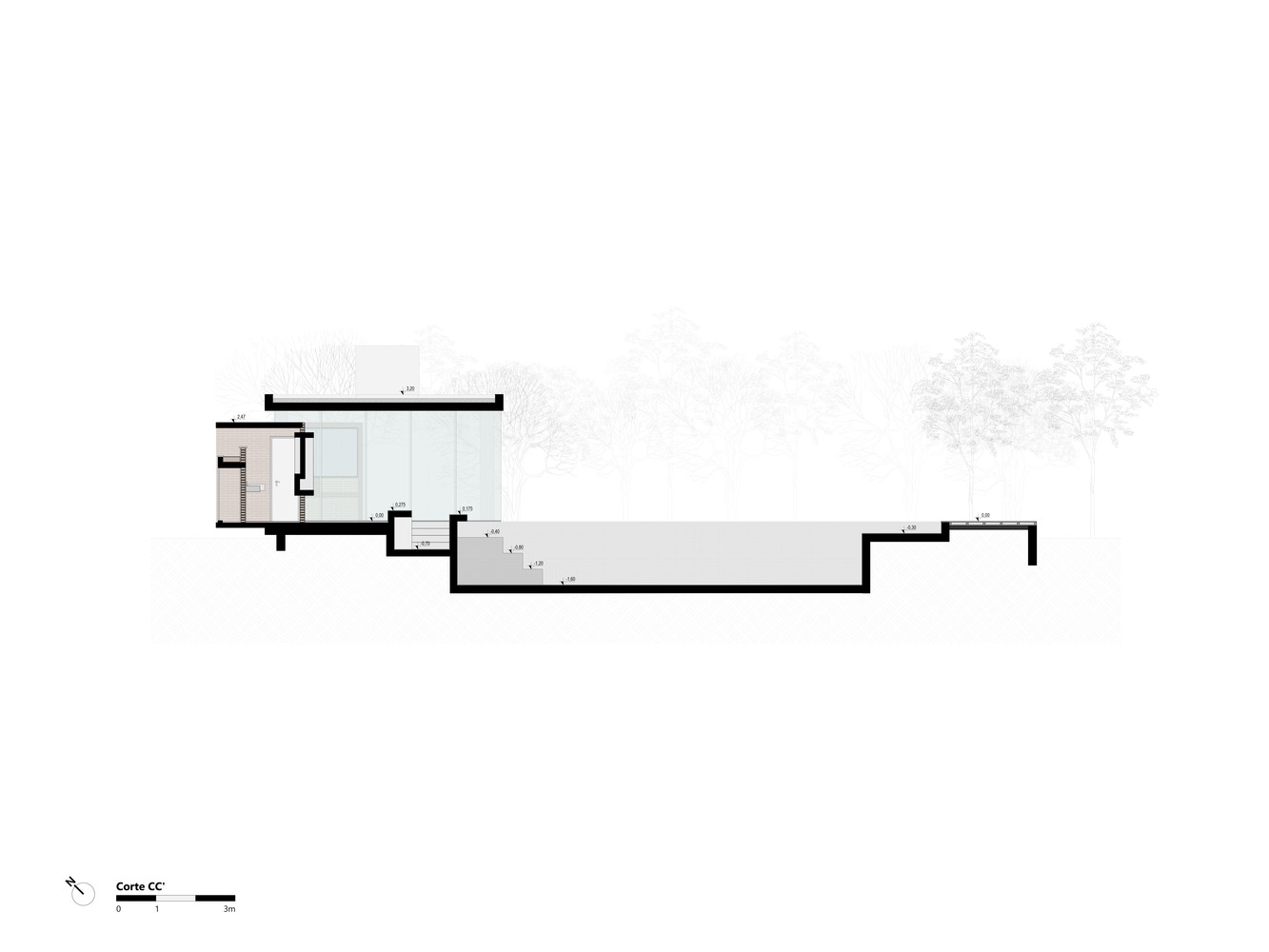 巴西 EL165 休闲小屋 | 混凝土与砖的巧妙结合-18