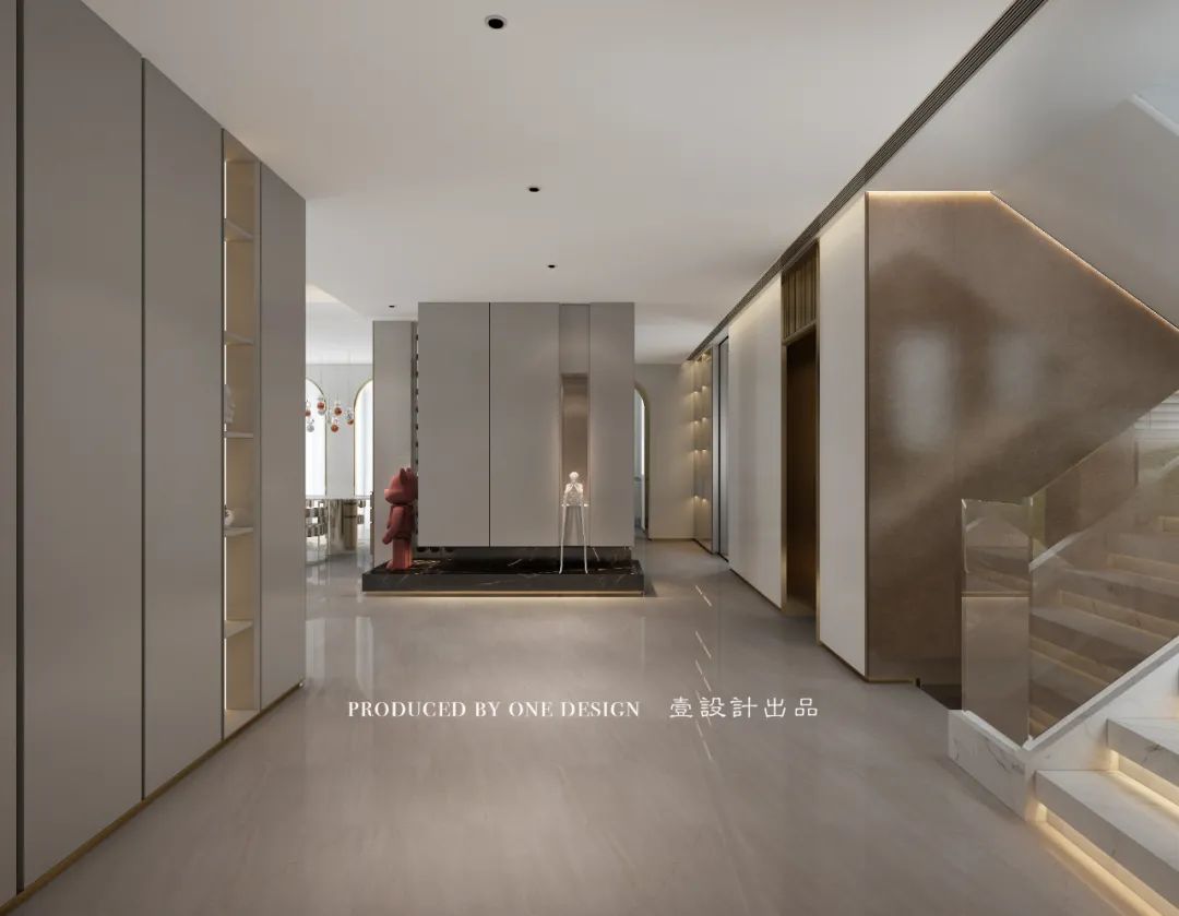 无锡绿地世纪城 600㎡现代轻奢别墅设计-10