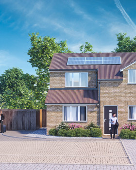 commercial exterior render