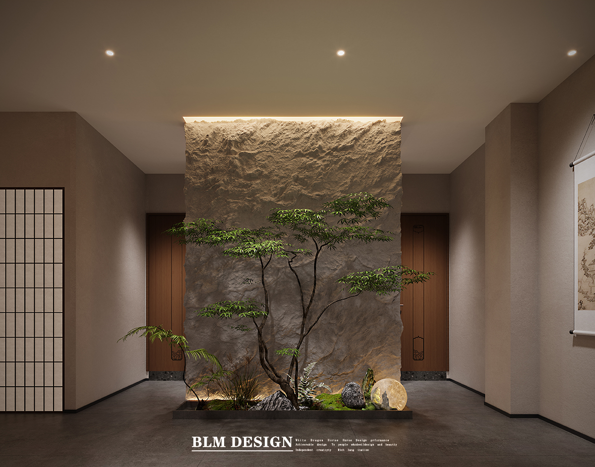 禅意茶空间—白龙马效果图-3